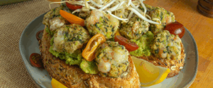 Shrimp Power Bite Avocado Toast