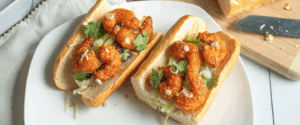 Hot Honey Shrimp Báhn Mi