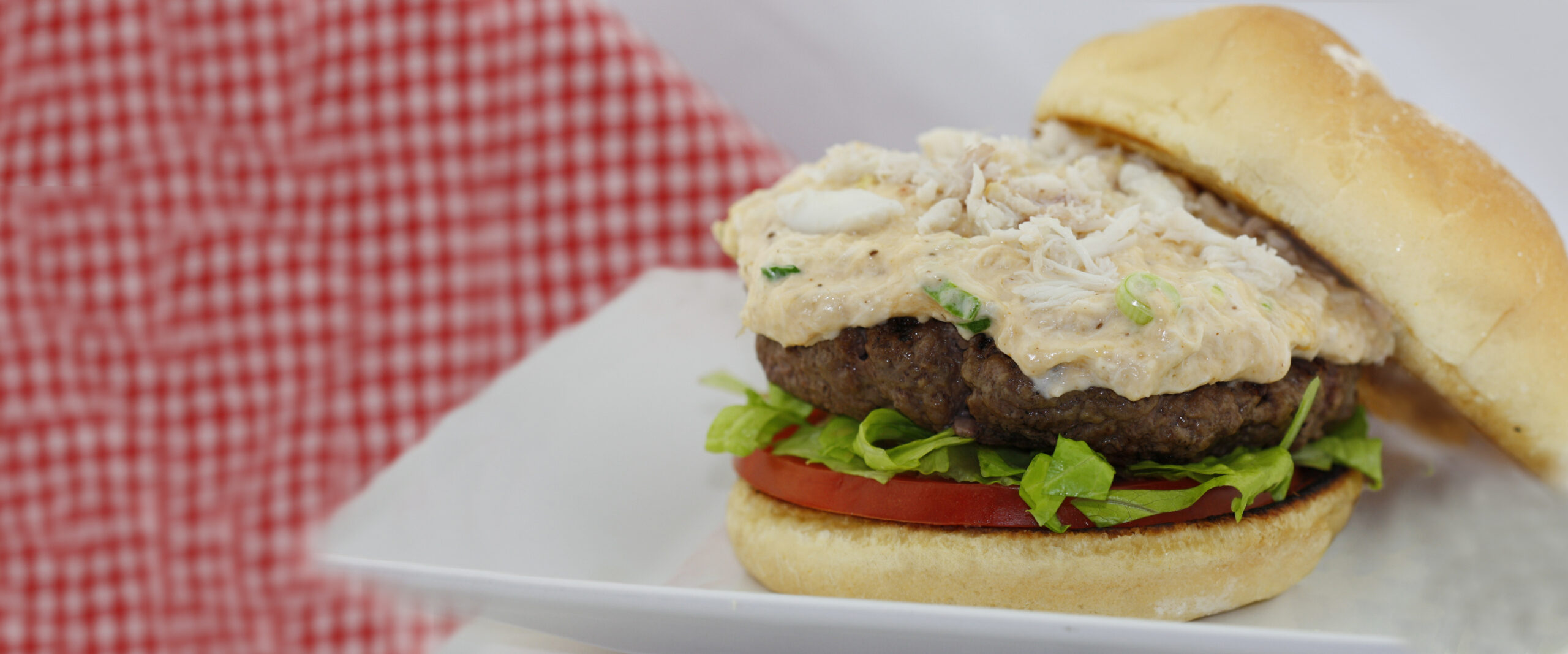 Crab Dip Burger - Handy Seafood
