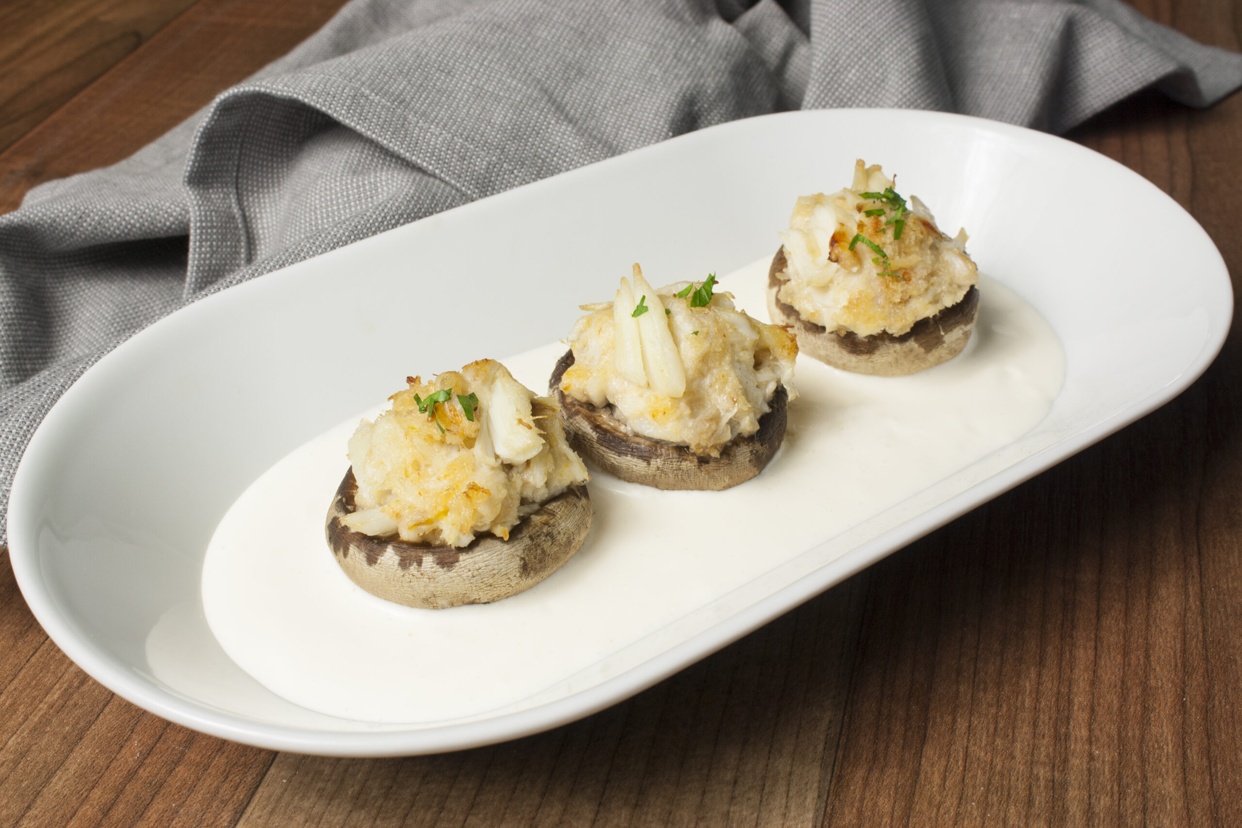 Crab Stuffed Mushrooms - Handy Seafood