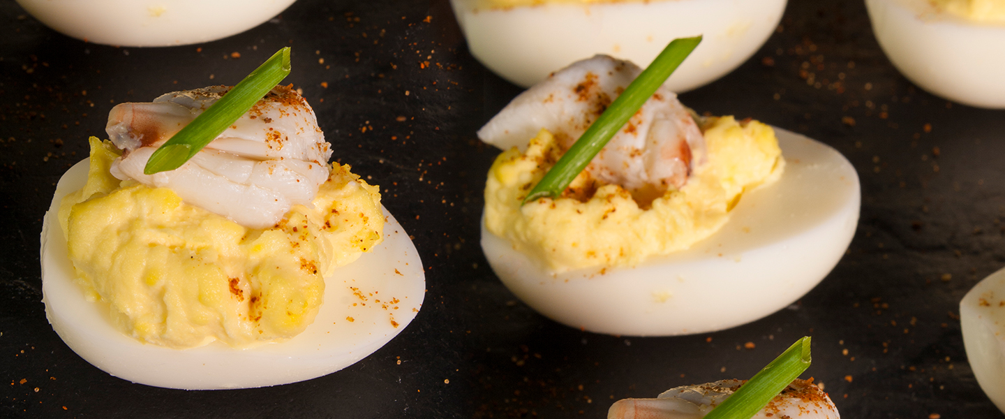 Jumbo Lump Crab Deviled Eggs - Handy Seafood