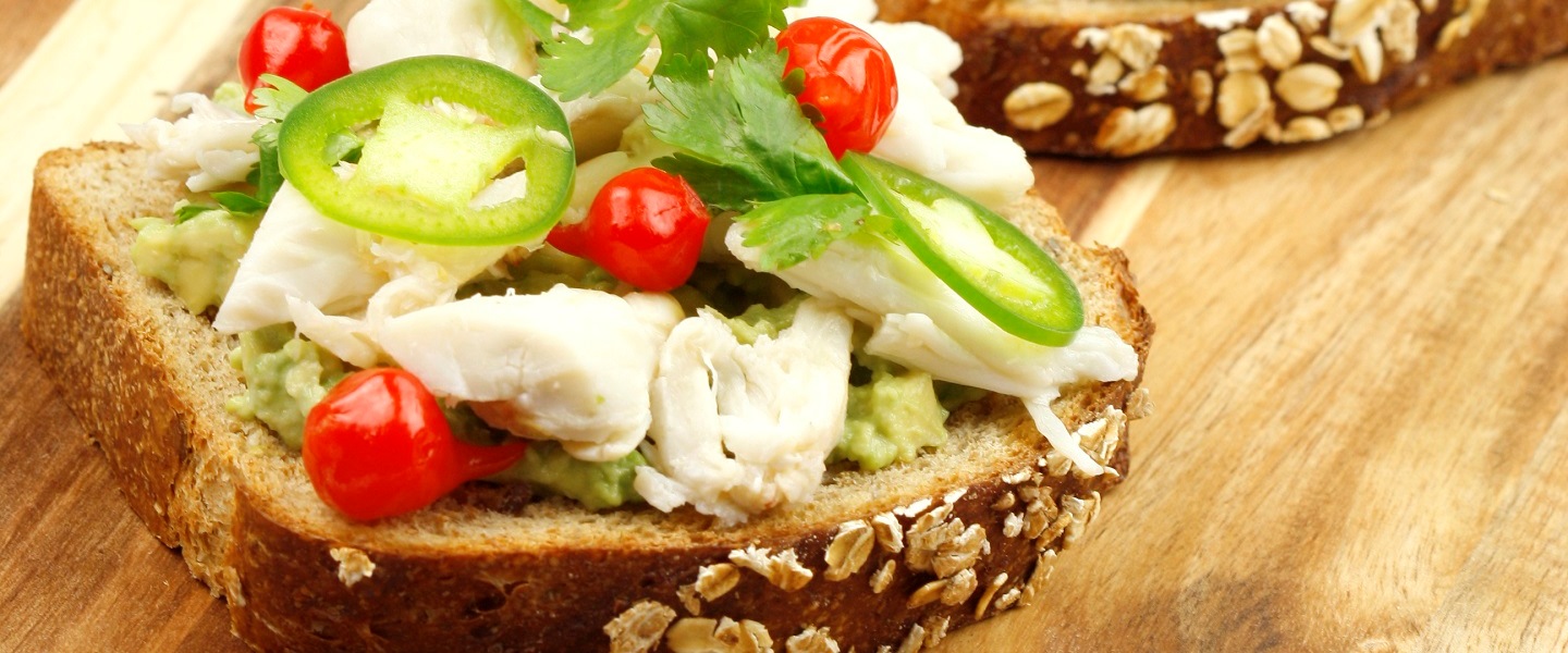 Jumbo Lump Crab Avocado Toast - Handy Seafood