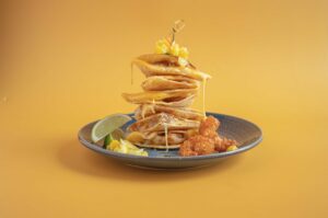Hot Honey Shrimp Quesadilla