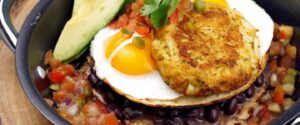 Crab Cake Huevos Rancheros