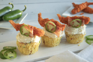 Bacon Jalapeño Shrimp Corn Muffins
