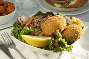 Plant-Based Crabless Cake Power Bowl