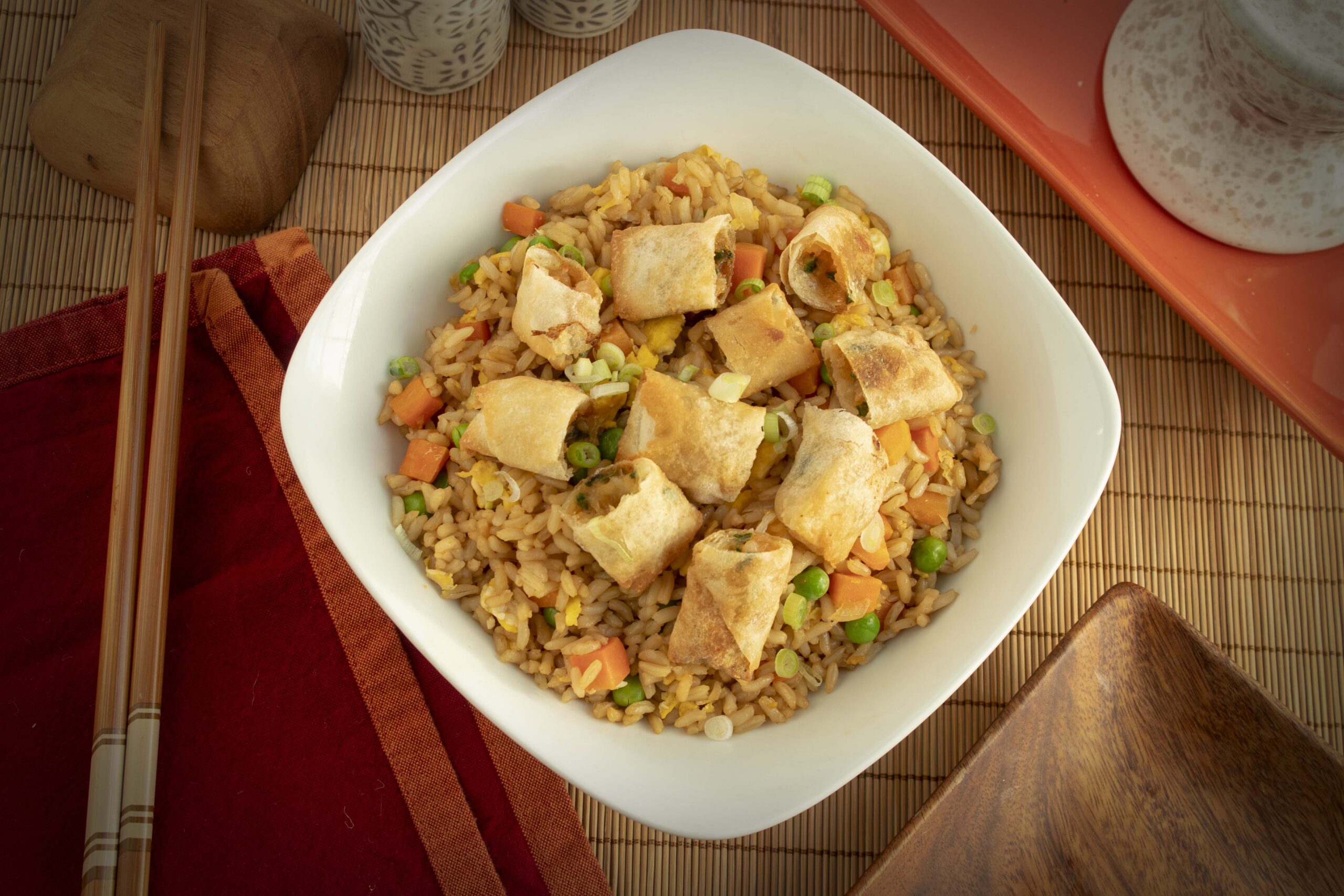 Shrimp Roll Fried Rice - Handy Seafood