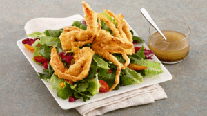 Soft Crab over Mixed Greens