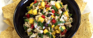 Crab, Mango & Corn Salsa