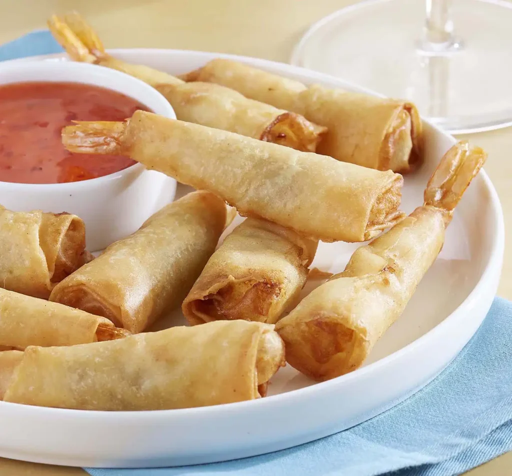 Crispy Shrimp Wraps