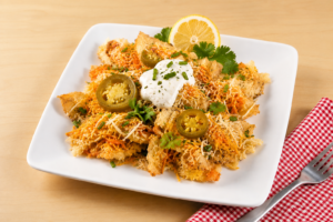 Crab Stuffing Nachos