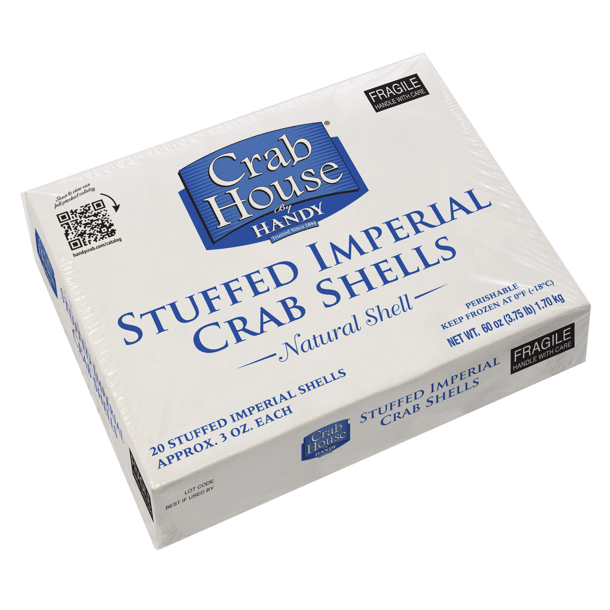 3 OZ Stuffed Crab Shell