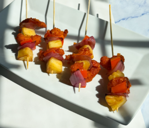 Korean Shrimp Skewers